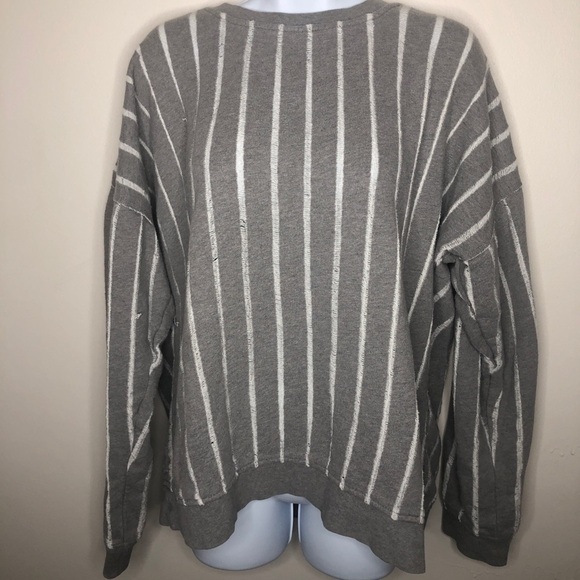 T by Alexander Wang Burnout Sweatshirt Size Medium - Picture 4 of 8